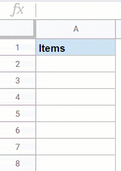 Hướng dẫn cách chèn dấu đầu dòng trong Google Sheets